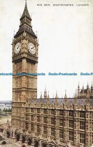 R624904 Big Ben. Westminster. London. G. 5795. Valesque. Valentinstag