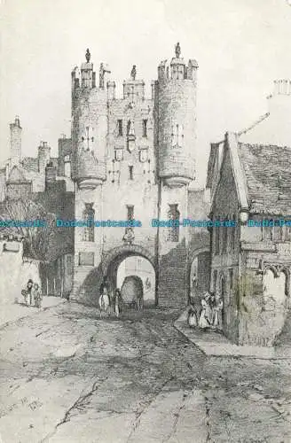 R624934 Micklegate Bar. York. ReproPrint