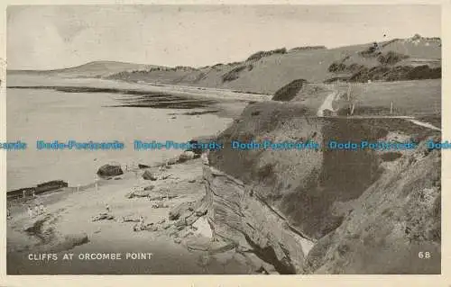 R624939 Klippen am Orcombe Point. Nr. 6B. 1949