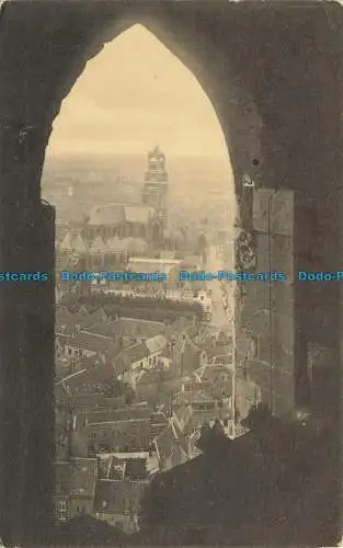 R625716 Brügge. Panorama aus einem Fenster des Glockenturms. Ern. Thill. Br