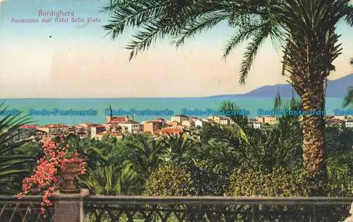 R624964 Bordighera. Panorama vom Hotel Bella Vista. 11834. Brunner