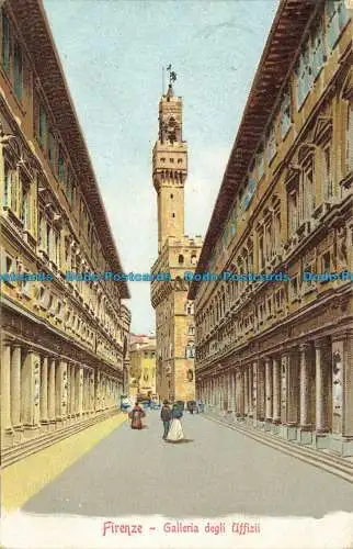 R625780 Florenz. Galerie der Uffizien. Ferd. Schluck. Venedig