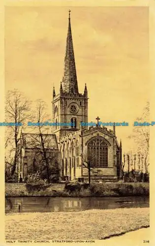 R625017 Dreifaltigkeitskirche. Stratford Upon Avon. H. und J. Busst