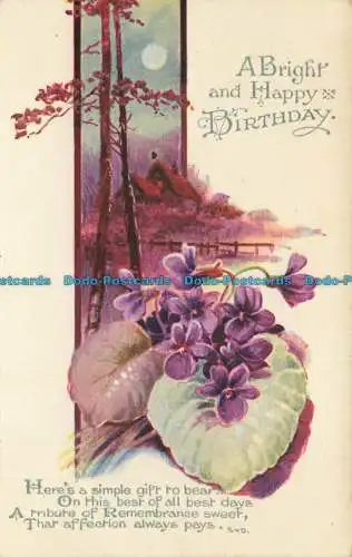 R626859 Ein heller und alles Gute zum Geburtstag. Serie W. und K. 5131. 1926