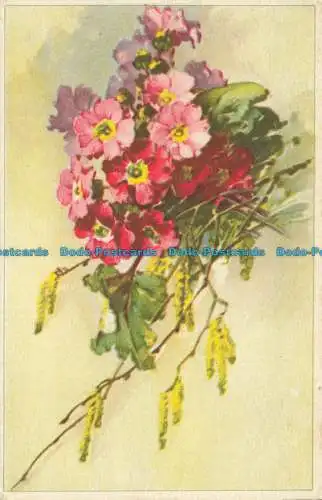 R625826 Blumen. Künstlerisches Eigentum vorbehalten. Uff. Rev. Drucken Sie Mailand. Nein. 127