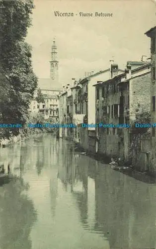 R625849 Vicenza. Fluss Betrone. 049057. Verlag La Cartolibraria