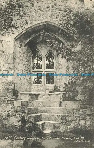 R626895 I. von W. 13. Th. Jahrhundertfenster. Carisbrooke Castle. T. Piper