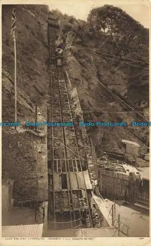 R626906 Lynmouth. Cliff Railway. Farbverlauf