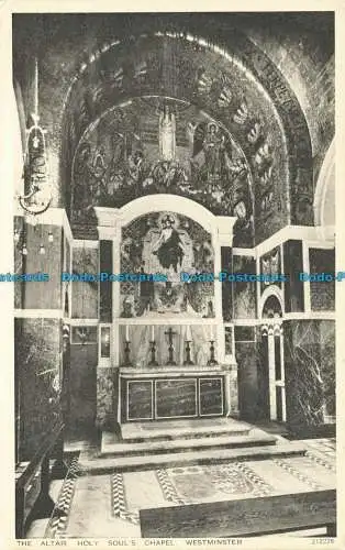 R625109 Altar. Holy Souls Kapelle. Westminster. 212226