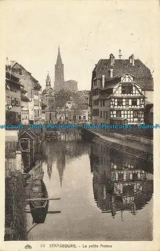 Kappe R625917. 95. Straßburg. La petite France. Photomechanische Kunst. 1923