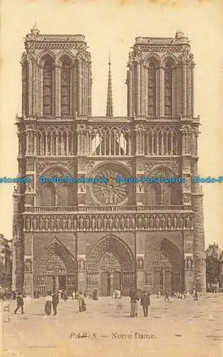 R626980 Paris. Notre Dame. L.D