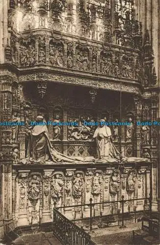 R625937 Kathedrale von Rouen. Grab der Kardinäle von Amboise. ND. Foto. 1907