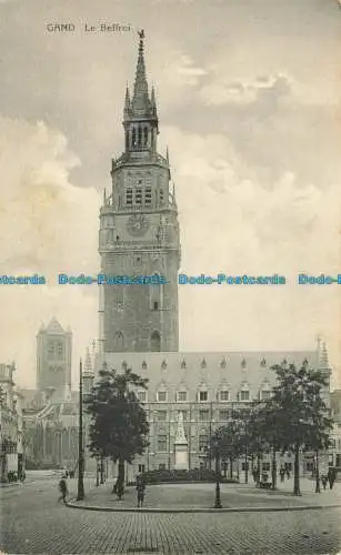 R625941 Gent. Der Glockenturm. H. Gisquiere. Gent. 12620