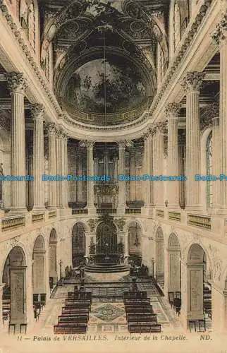 R625958 11. Schloss Versailles. Innenraum der Kapelle. ND