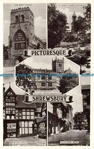 R627061 malerisches Shrewsbury. Das Torhaus. Multi View