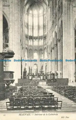 R625262 43. Beauvais. Innenraum der Kathedrale. ND. Foto