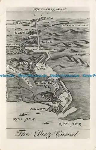 R625266 Sue-Kanal. Rotes Meer. Mittelmeer. Gevaert. 1948