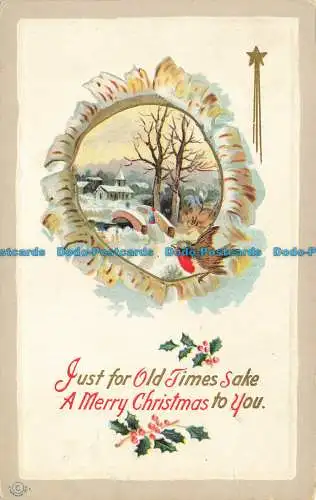 R625285 Nur um der alten Zeit willen. Frohe Weihnachten für Sie. J. Herman. 1912. 641