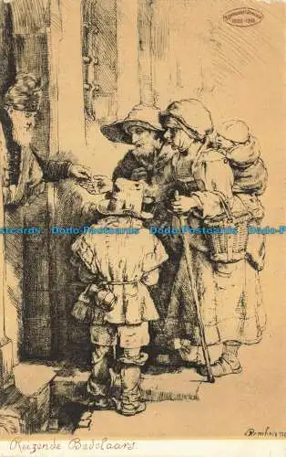 R626077 Reißende Bedelaars. Rembrandt