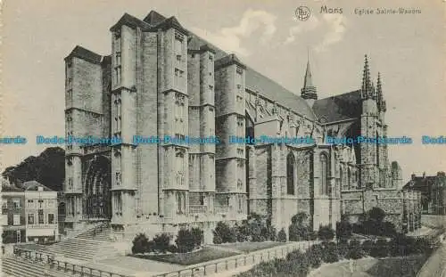 R627796 Mons. Kirche St. Waudru. Ern. Nels Thill