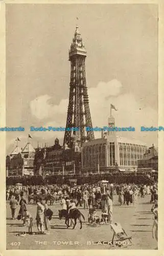 R627151 Blackpool. Der Turm. Excel-Serie. 1944