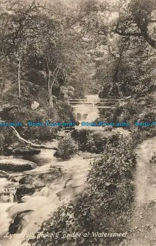 R626115 Lynmouth. Rickety Bridge bei Watersmeet. F. Frith. Nein. 59417