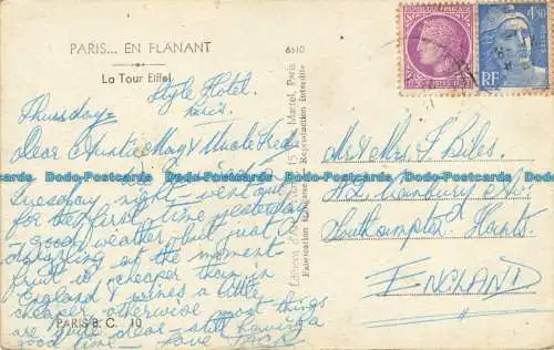 R627164 Paris. Flaniert. Der Eiffelturm. Yvon