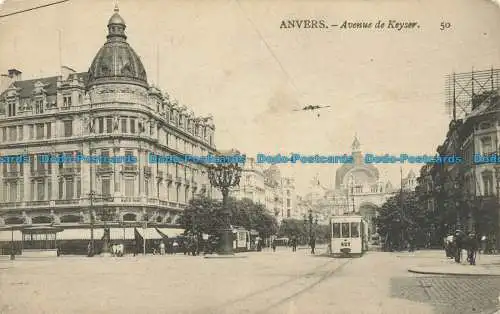 R627841 Antwerpen. Avenue de Keyser