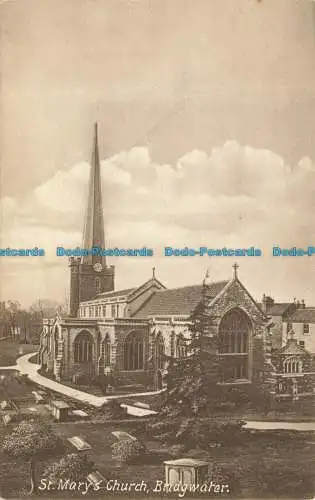 R626141 Bridgwater. St. Mary Kirche. Die Quantock Serie