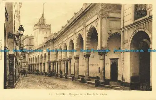 R627873 Algier. Moschee in der Rue de la Marine. Kollektion Ideale P.S