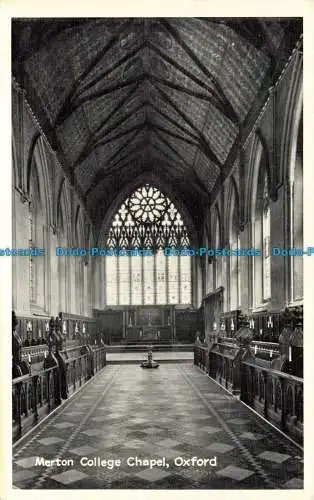 R625411 Merton College Chapel. Oxford. T.V.A.P. Oxford. Serie LXXIII. 1351