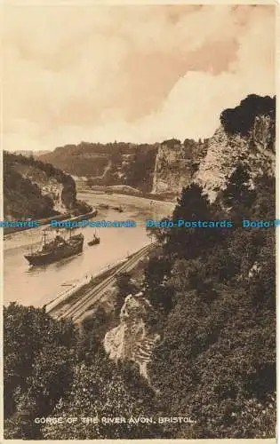 R626201 Bristol. Schlucht des Flusses Avon. J.S. und S. Die Temple Tower-Serie