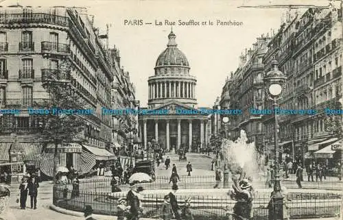 R627909 Paris. Die Rue Soufflot und das Pantheon