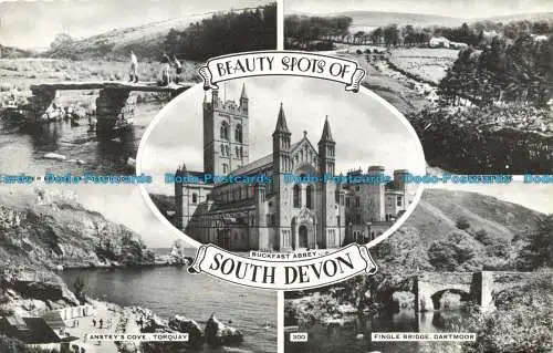 R627910 Beauty Spots of South Devon. Postbrücke. Multi View