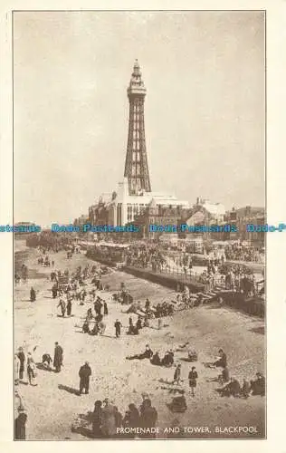 R626260 Blackpool. Promenade und Turm