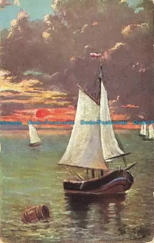 R626262 Schiff auf See. Stewart und Woolf. Serie. Nein. 534