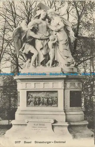 R626266 Basel. Strassburger. Denkmal. Franken. Schweiz