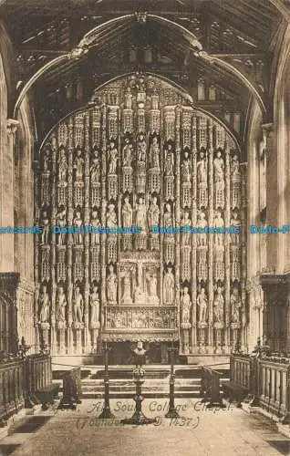 R625492 Oxford. All Souls College Chapel. 1437 n. Chr. gegründet. Friths Serie. Nein.