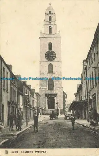 R625496 Kork. Shandon Steeple. Tuck. Stadt und Stadt Serie 2025 Kork. 1904