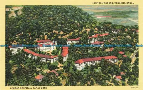 R627978 Kanalzone. Gorgas Hospital. I.L. Maduro. Original Curteich Chicago. C.