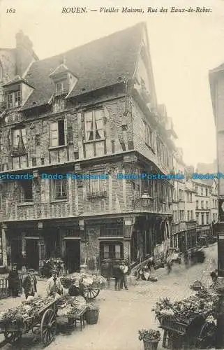 R625501 162. Rouen. Alte Häuser. Rue des Eaux de Robec