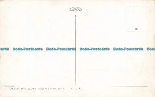 R625513 Vatikan. Offizier der Schweizergarde. Halbe Gala. E.V. R. Caesar