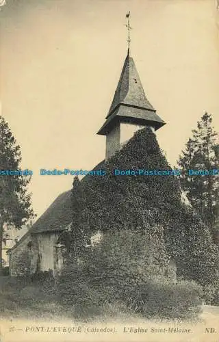 R625533 25. Eva Brücke. Calvados. LEglise Saint Melaine. ND. 1916