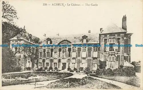 R628015 Acheux. Das Schloss. Das Schloss. G. Lelong. Catala Freres