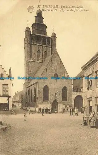 R625540 Albert. 31. Brügge. Jerusalemer Kerke. Brügge. Kirche von Jerusalem. Fototy