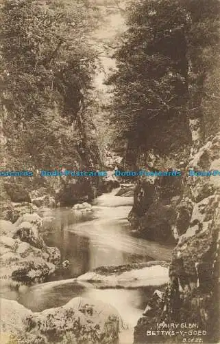 R626328 Bettws und Coed. Fairy Glen. Postkarte