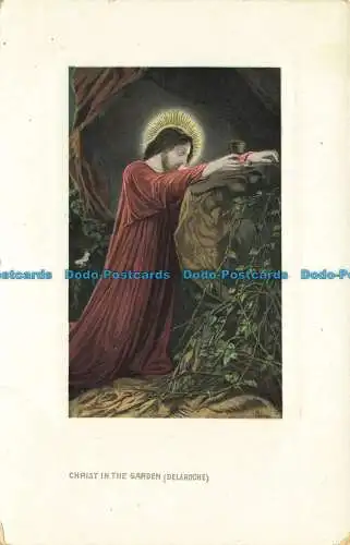 R625568 Christus im Garten. Delaroche. Wildt und Kray. Nein. 1376