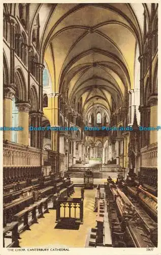 R625573 Chor. Kathedrale von Canterbury. 22637