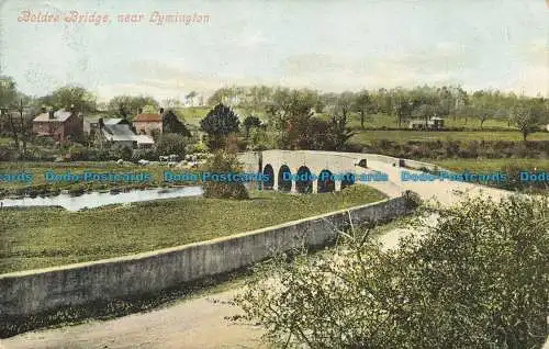 R628057 Boldre-Brücke in der Nähe von Lymington. Valentine Serie