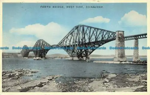 R627458 Edinburgh. Forth Bridge. Westseite. E.T.W. Dennis